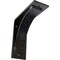 Ekena Millwork Morris Steel Bracket, Antiqued Silver 3"W x 8"D x 8"H BKTM03X08X08MOASV - alternate 1
